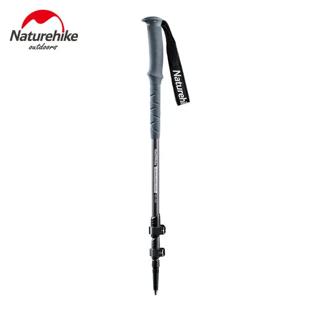 Aluminum Outstanding value Three Black/56-120Cm/Upgraded Chic Qing Pole Alloy Section Naturehike 7075 Elegant Version Xue Pro Trekking