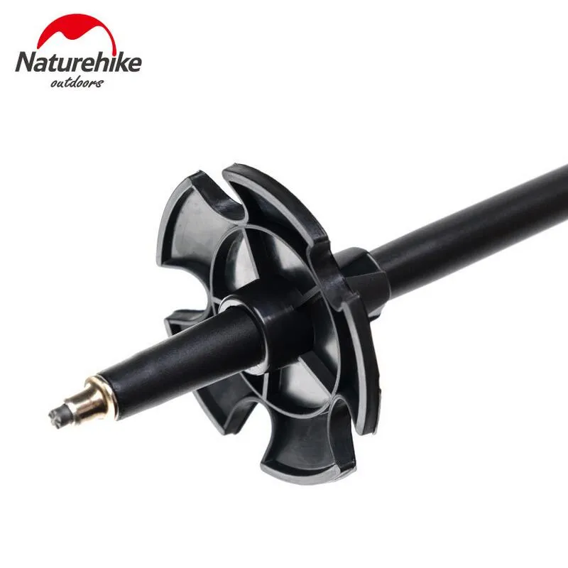 Aluminum Outstanding value Three Black/56-120Cm/Upgraded Chic Qing Pole Alloy Section Naturehike 7075 Elegant Version Xue Pro Trekking