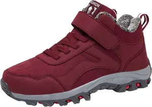 AMDBEL Snow Boots for Women, Womens Winter Boots Warm Fur Lined Anti-Slip Ankle Booties Walking Shoes Outdoor Trekking Shoes