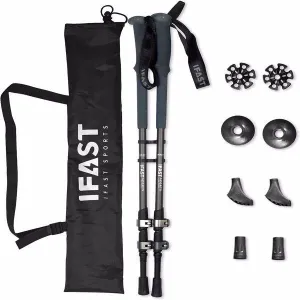 Anti-Shock of Specialty items Adjustable Low-cost opportunity Pair Trekking Poles