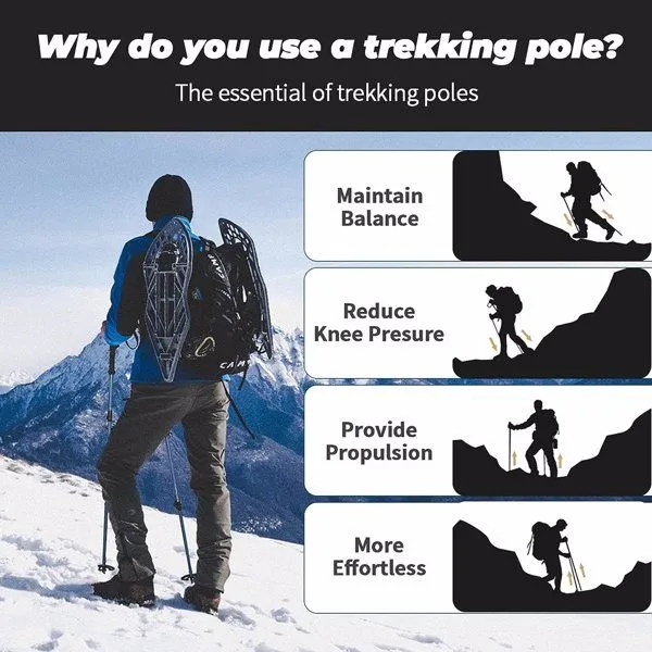 Anti-Shock of Specialty items Adjustable Low-cost opportunity Pair Trekking Poles