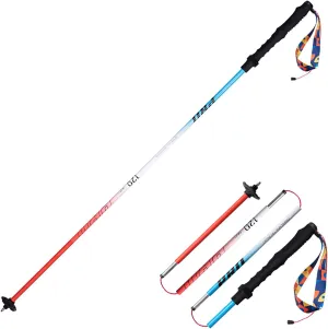 AONIJIE 2pcs New Folding Durable Trekking Pole, Lightweight Quick-Lock 7075 Aluminum Alloy Walking Pole for Cross-Country,
