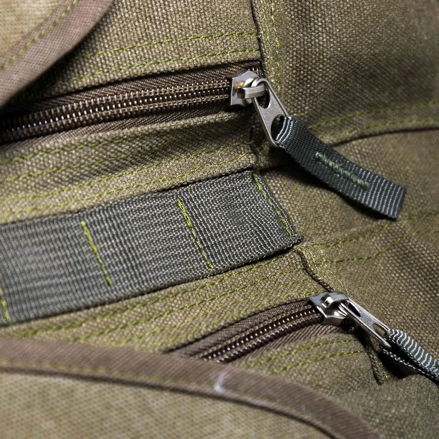ASR Outdoor 30L Heavy Duty Gold Prospecting Backpack, Canvas Camping Rucksack (OD Green)