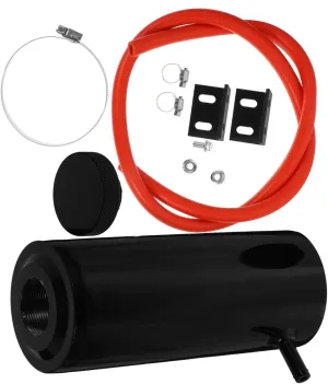 Automotive Radiator Overflow Tank 800ml Aluminum Coolant Reservoir Leakproof Design