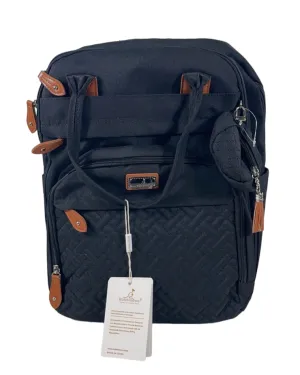 BabbleRoo Diaper Bag Backpack, XL Original, Black