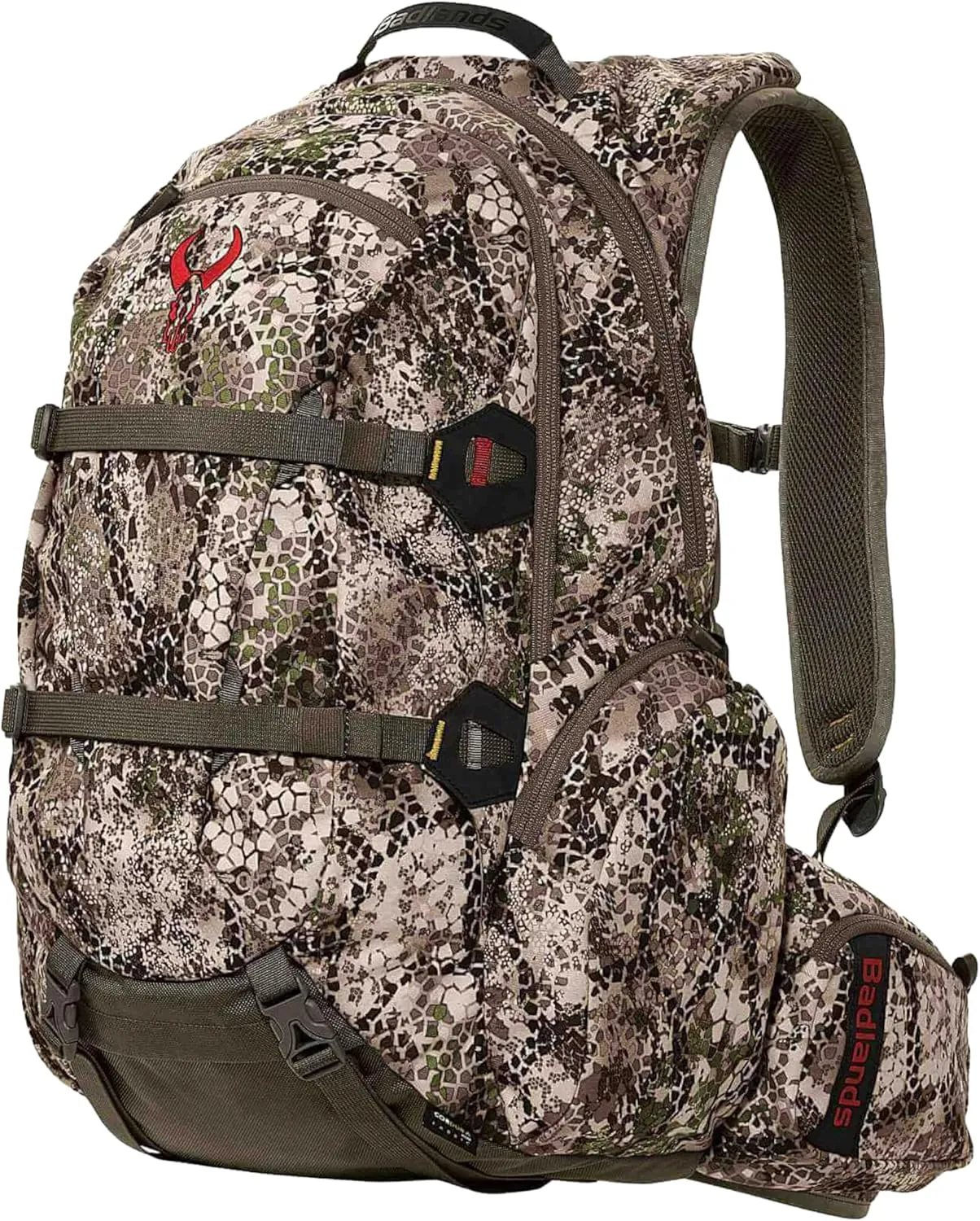 Badlands Superday Hunting Pack - Rifle and Bow Boot, Hip-Belt Holster, Molded Foam Suspension, Hydration-Compatible
