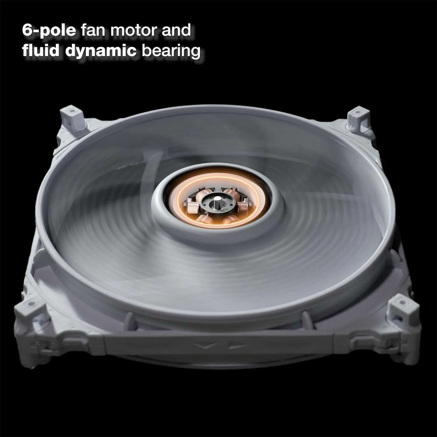 be quiet! Silent Wings 4 Cooling Fan | 140mm PWM high-Speed | White | BL117