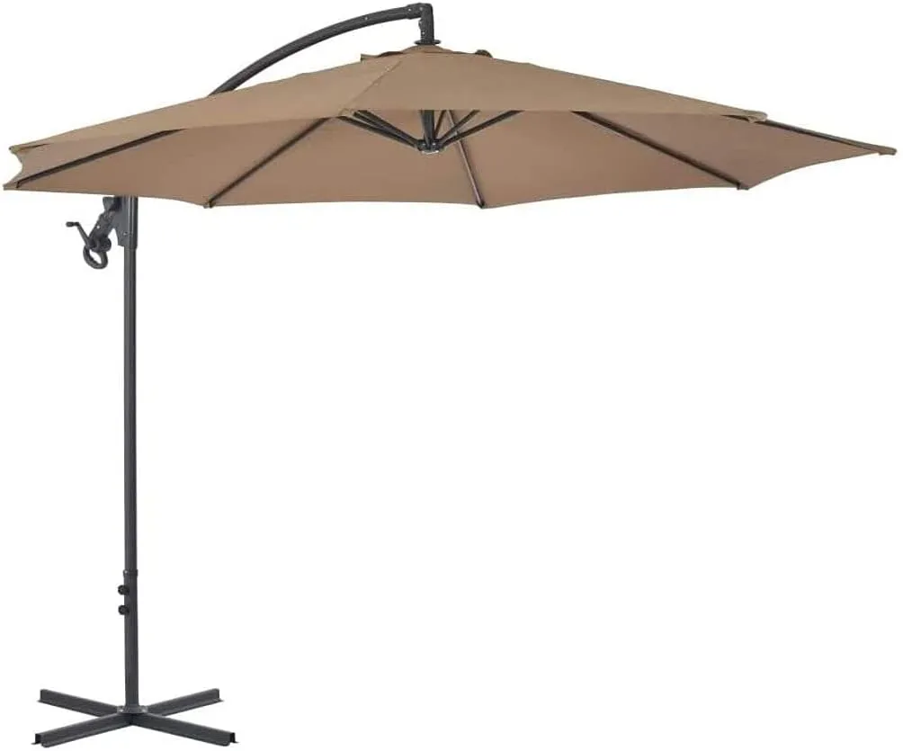Beach Parasol Garden Parasol Beach Umbrellas Tiltable Aluminum Alloy Hanging Parasol Garden Outdoor Venue Beach Activity Camping Swimming Pool Outd