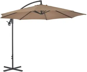 Beach Parasol Garden Parasol Beach Umbrellas Tiltable Aluminum Alloy Hanging Parasol Garden Outdoor Venue Beach Activity Camping Swimming Pool Outd