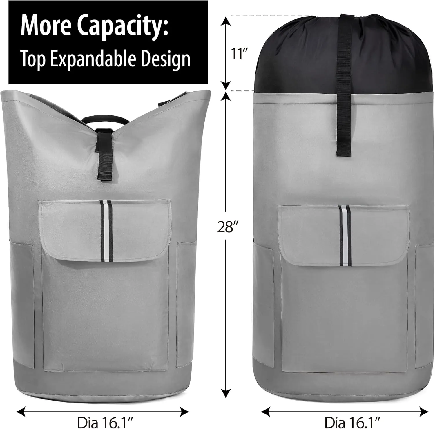 BeeGreen Laundry Backpack Bag Extra Large Heavy Duty
