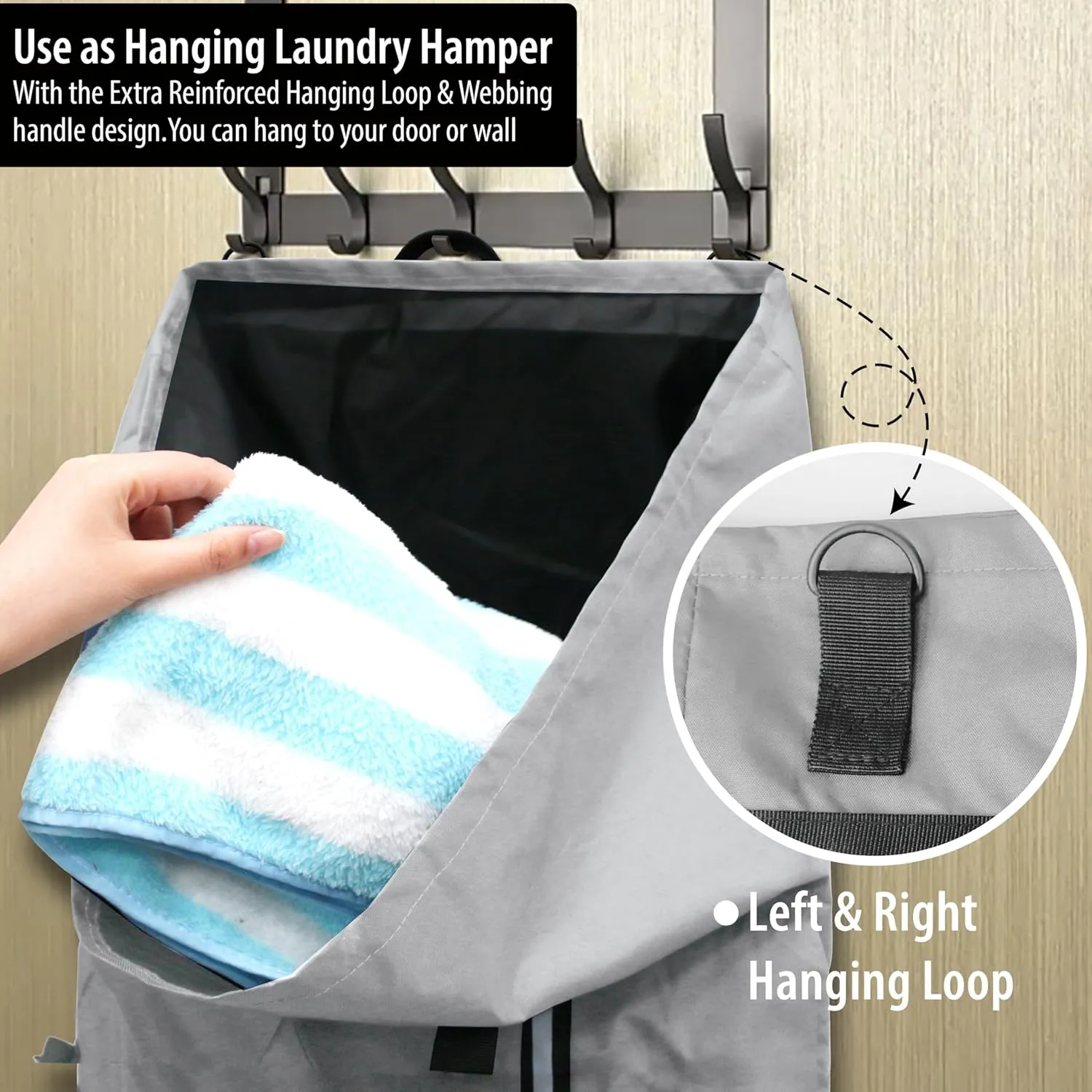 BeeGreen Laundry Backpack Bag Extra Large Heavy Duty