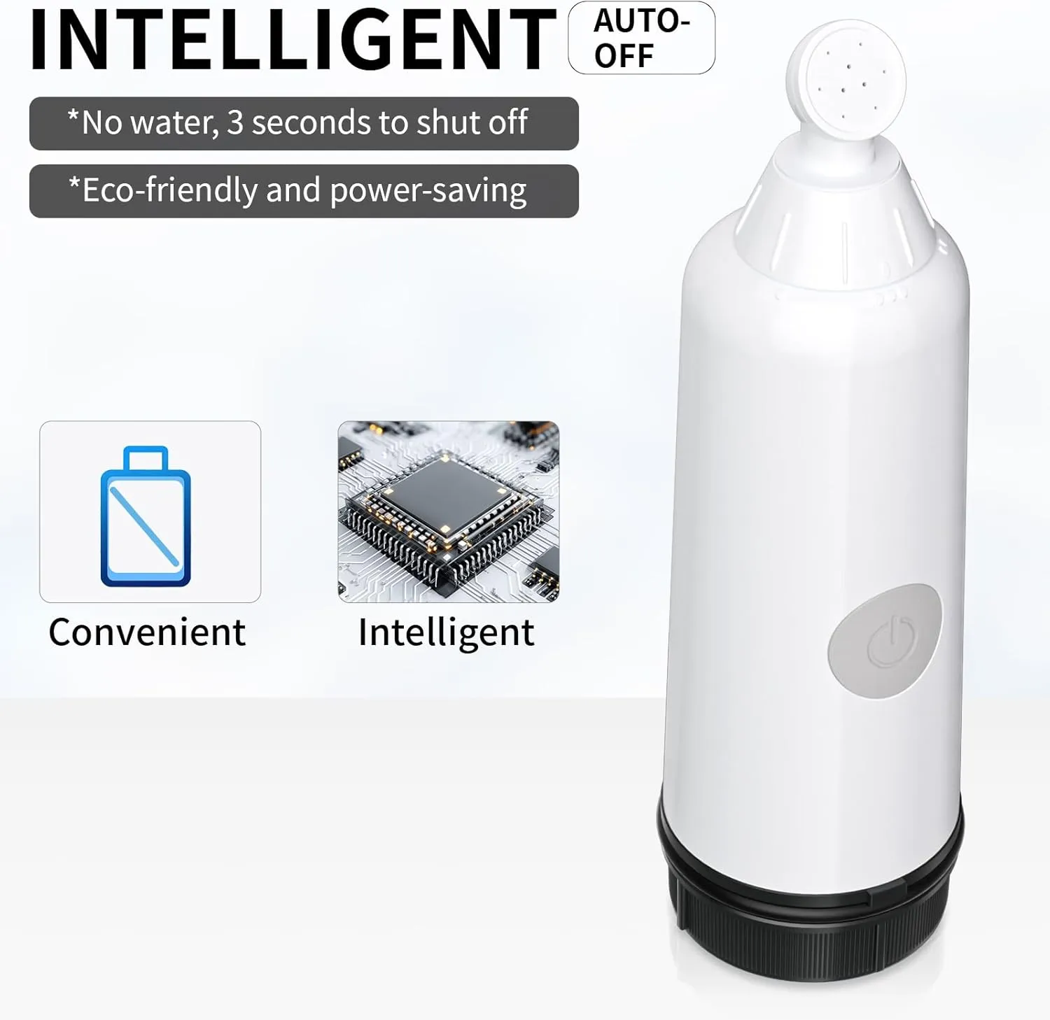 BIGCOW Portable Travel Bidet, Electric Bidet with 3 Spray Modes, IPX7 Waterproof ＆ Rechargeable, Mini Toilet Water Sprayer for Personal Hygiene, Postnatal Care, Perineal & Hemorrhoid