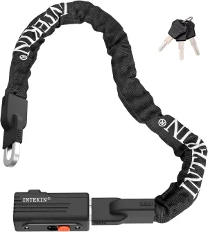 Bike Chain Lock 3FT/4FT/5FT Heavy Duty Bike Lock Anti-Theft Bicycle Chain Lock 8mm/10mm Thicker Bicycle Lock Chain Bike Lock with 3 Keys for Bike, Motorcycle