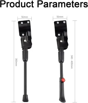 Bike Kickstand for Orbea Laufey 2020, Adjustable Bicycle Kickstand, Suit Mountain Bike, Concealed Spring-Loaded Latch, Aluminum Rear Side Bicycle Stand,A