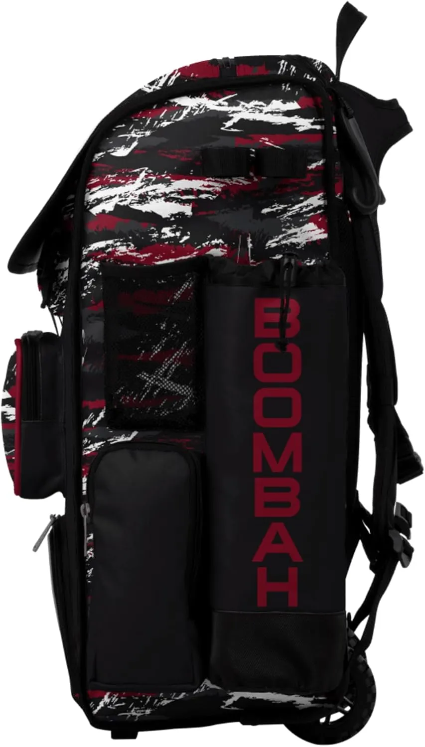 Boombah Superpack Hybrid Rolling Bat Bag - Wheeled & Backpack Version - Razor Multiple Colors