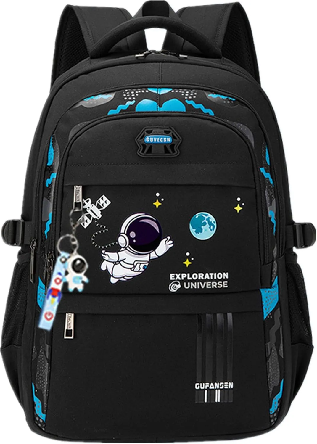 Boys Backpack Astronaut Sports Kids Backpack Space Schoolbag for Girls&Boys Elementary Student Bookbag