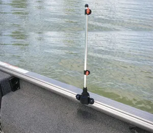 Brocraft Boat Gunnel Track Flag Pole/Boat Flag Pole for Track System -Not Drilling Required