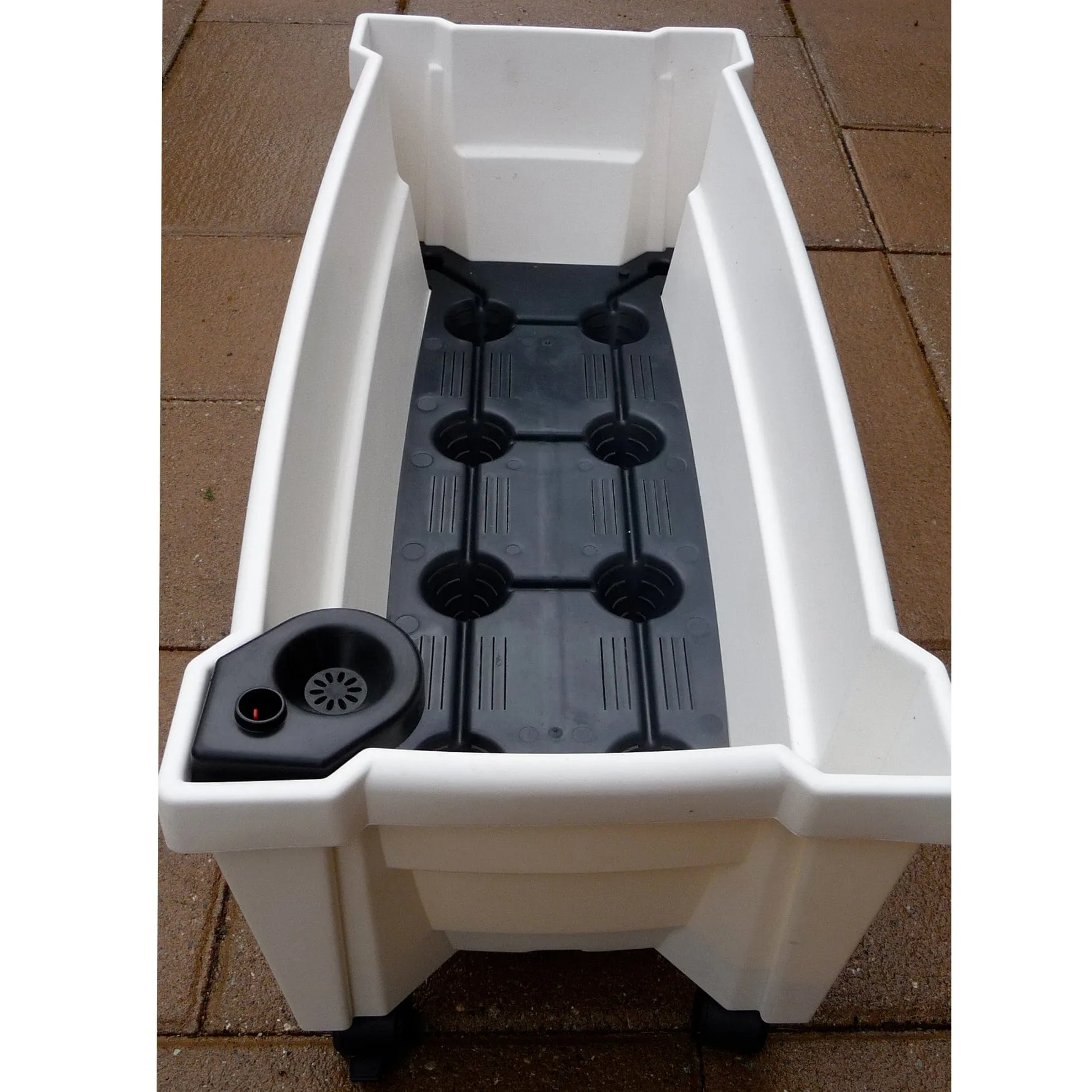 Calypso Planter Trellis Green