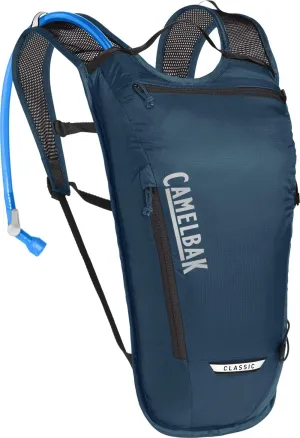 Camelbak Classic Light Bicycle Hydration Bag with Reservoir Tank, 6.5 fl oz (2 L) (70 oz) Gibraltal Navy/Black
