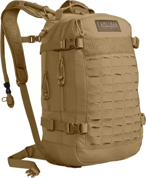 CamelBak H.A.W.G. Tactical Hydration Backpack with 100oz/3L Mil Spec Crux Reservoir Bladder - MOLLE, Coyote