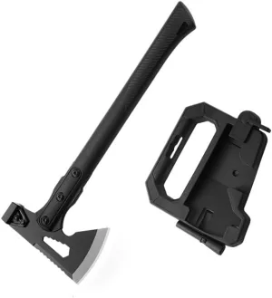 Camping Axe，Multifunctional Outdoor Axe with Sheath and hex Wrench, Tomahawk with Hammer, Perfect for Camping, Hiking, Trekking, Survival, Great Gift for Men