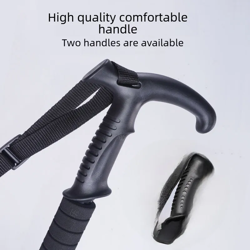 Cane Aluminum Hiking For Bluetooth-enabled Well-tested Hiking Mountain Crutch Retractable Stick The Climbing Stick Alloy Outdoor Cane Travel Elderly