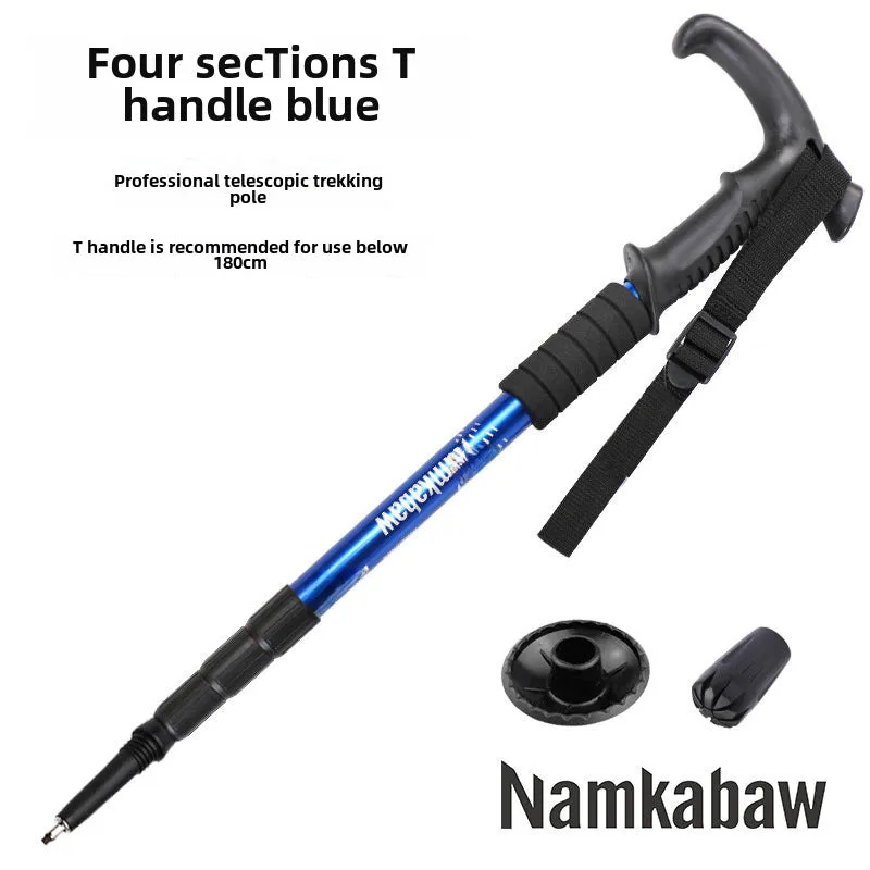 Cane Aluminum Hiking For Bluetooth-enabled Well-tested Hiking Mountain Crutch Retractable Stick The Climbing Stick Alloy Outdoor Cane Travel Elderly