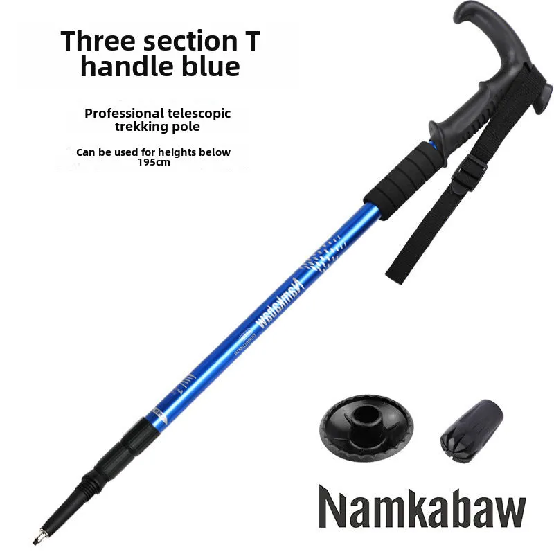 Cane Aluminum Hiking For Bluetooth-enabled Well-tested Hiking Mountain Crutch Retractable Stick The Climbing Stick Alloy Outdoor Cane Travel Elderly