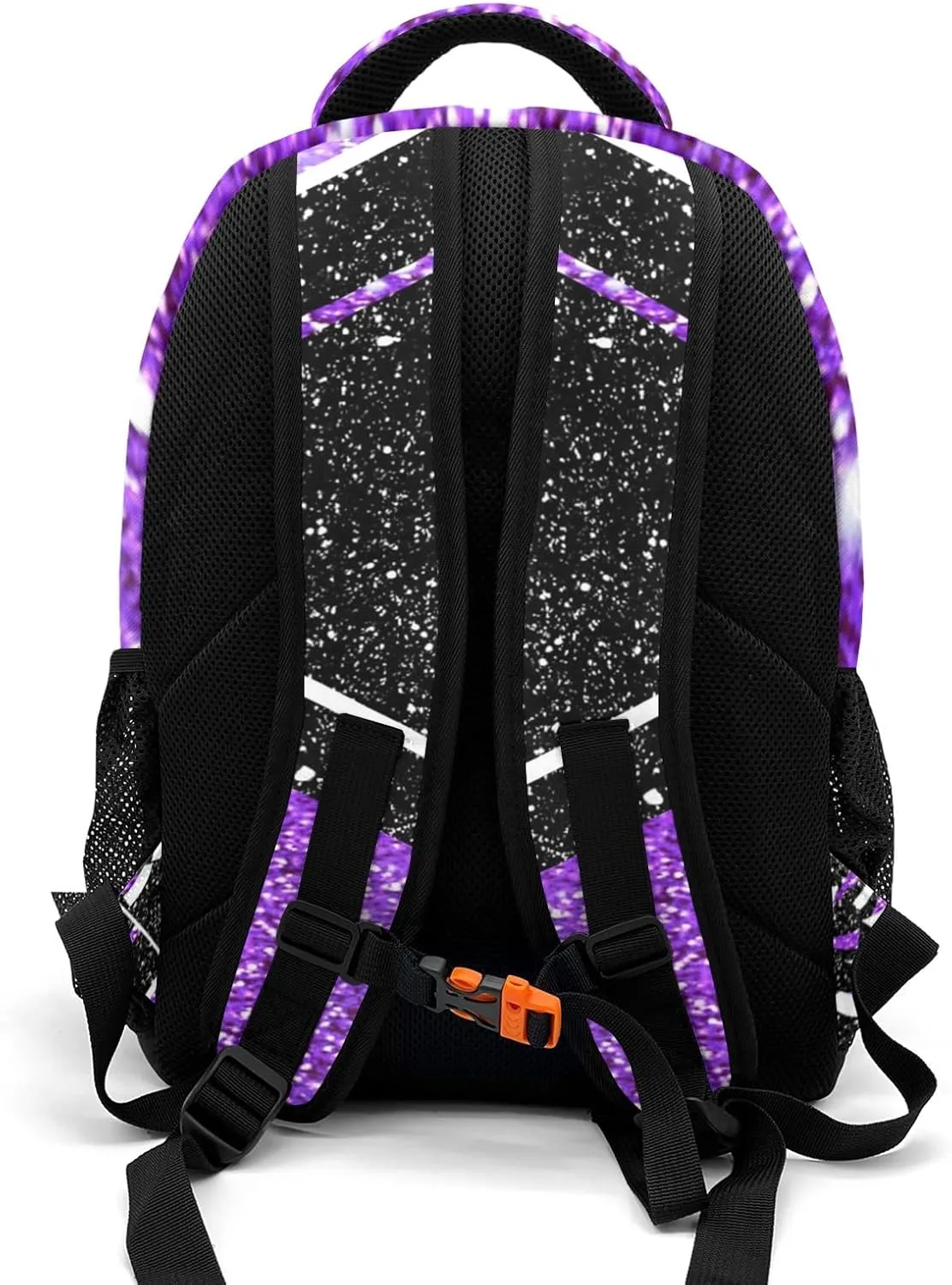 Cheer Cheerleader Backpack Cheerleading Bags Custom Name Book Bag for Cheer Team Coaches Gift (Purple)