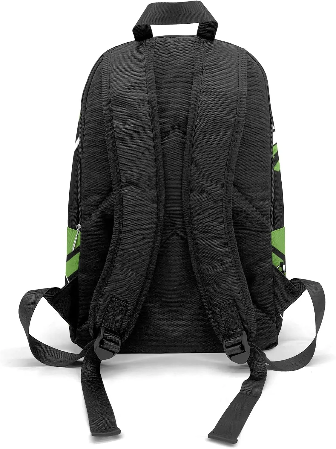 Cheerleader Green 1 Personalized Backpack for Teen Boys Girls,Custom Travel Backpack Bookbag Casual Bag Name Gift