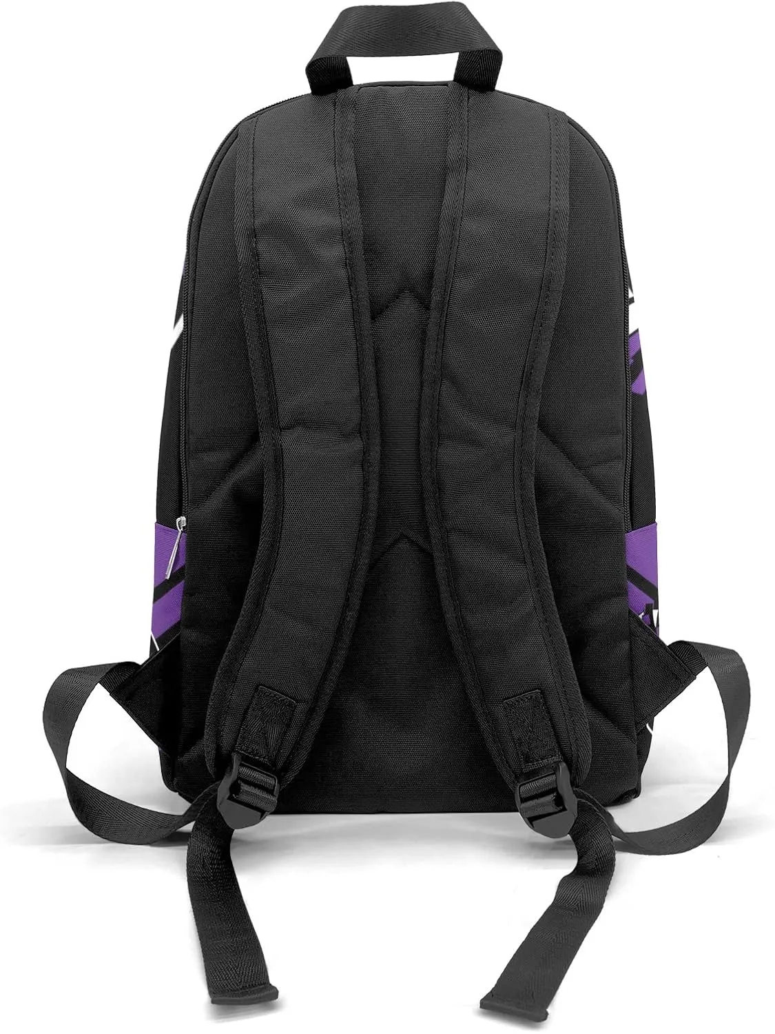 Cheerleader Purple Personalized Backpack for Teen Boys Girls,Custom Travel Backpack Bookbag Casual Bag Name Gift