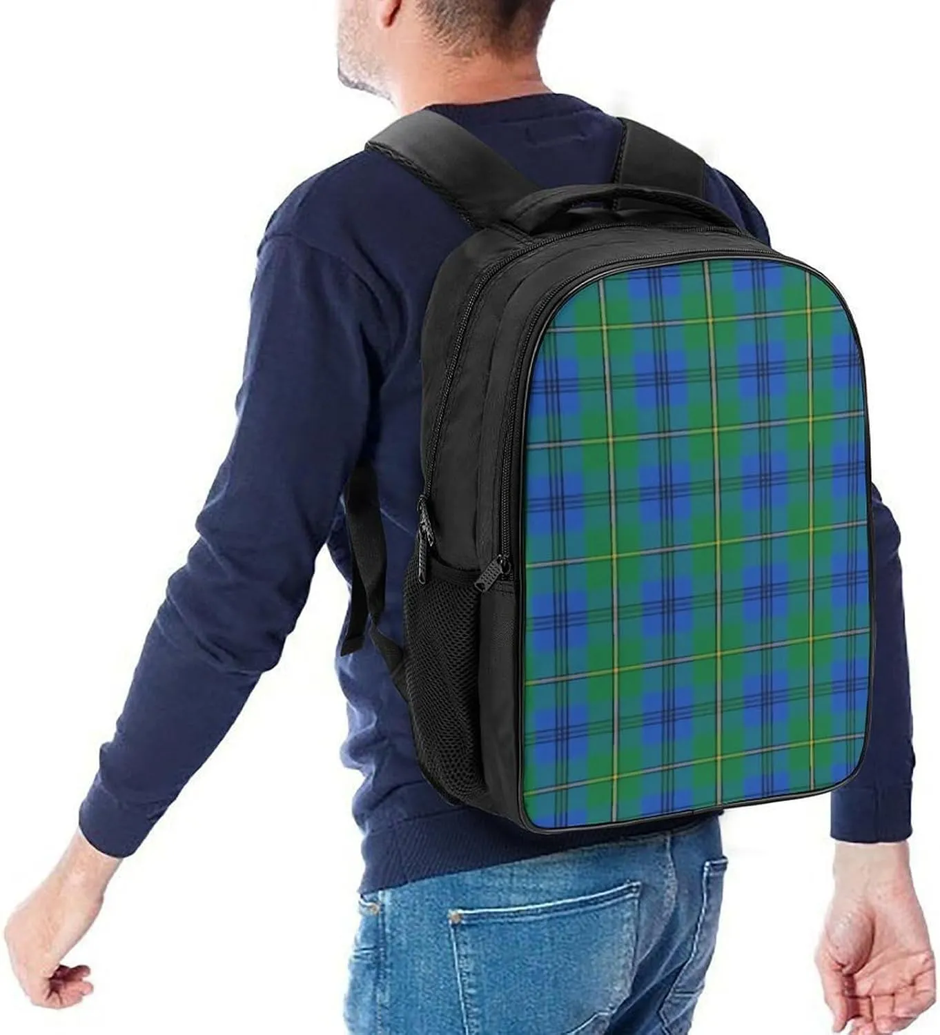 Clan Johnstone Johnston Double Compartment Large Capacity Backpack Unisex