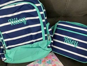 CLOSEOUT - Heavy Duty Backpack & Lunch Box Set