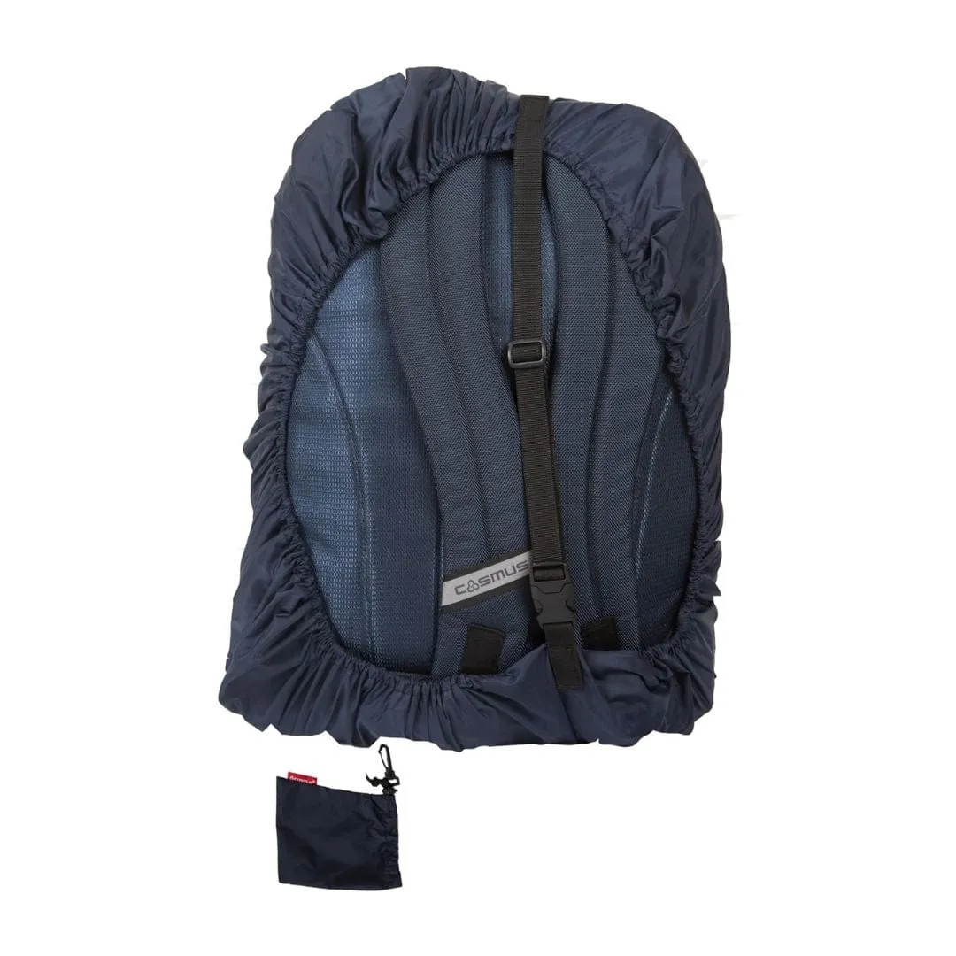 Cosmus Rain & Dust Cover with Pouch for Laptop Bags and Backpacks (Navy)