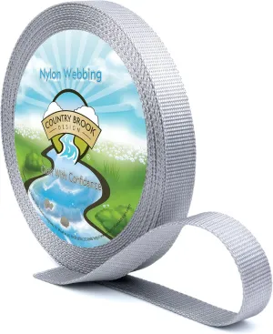 Country Brook Design - Nylon Webbing 1 Inch Straps for Bags, Furniture Straps, Molle Straps, Nylon Strap, Bag Straps, Lashing Straps, Purse Making Supplies