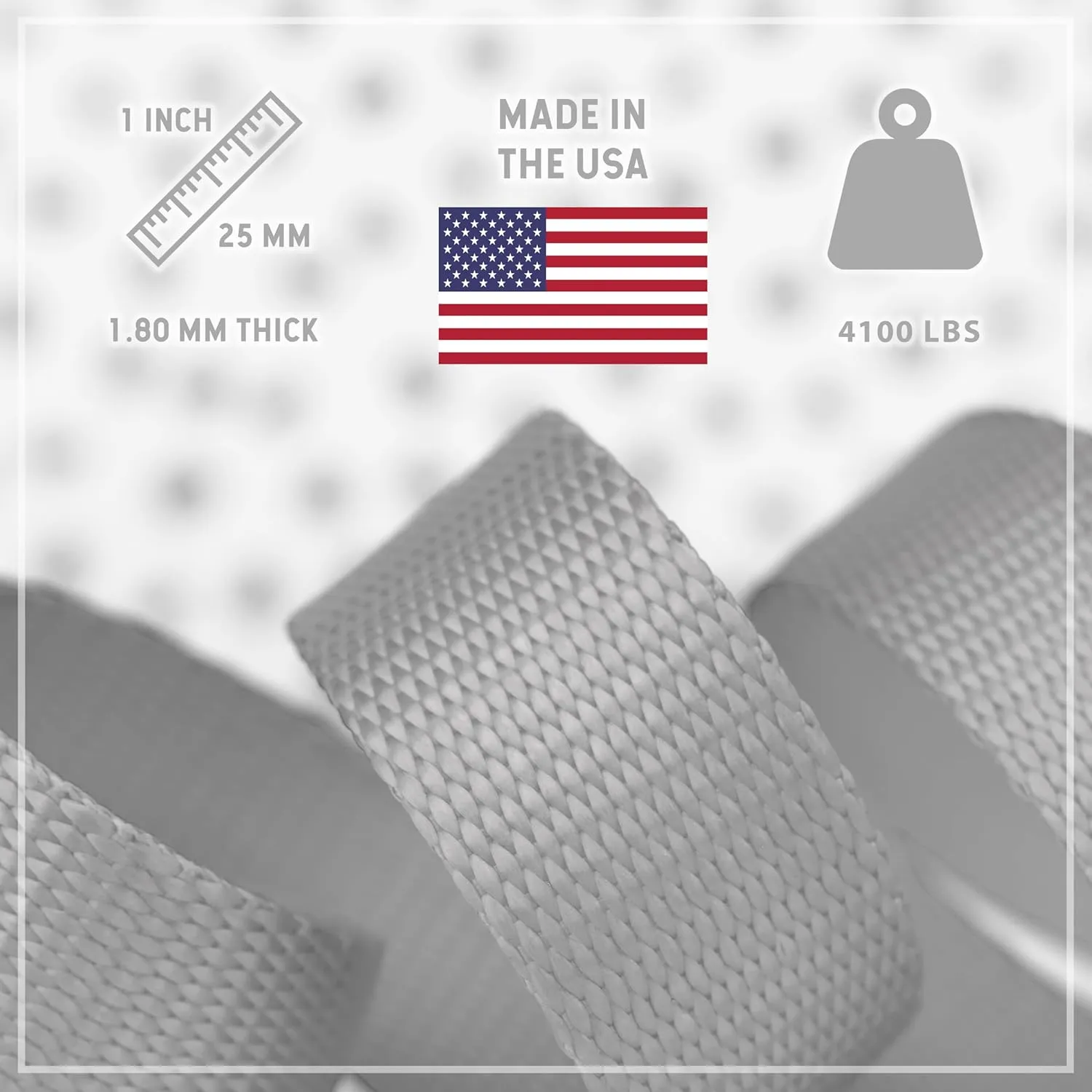 Country Brook Design - Nylon Webbing 1 Inch Straps for Bags, Furniture Straps, Molle Straps, Nylon Strap, Bag Straps, Lashing Straps, Purse Making Supplies