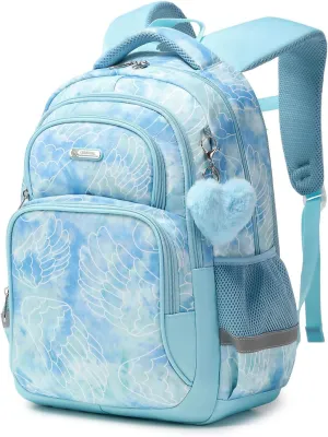 Cusangel Backpack for Girls Boys School Bookbags Kindergarten Elementary Lightweight Waterproof Multifunctional Large Capacity for kids(17 inch Fun Prints)