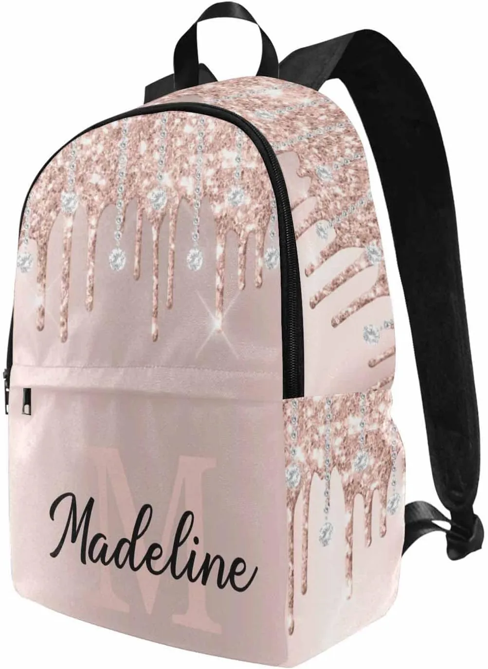 Customized Casual Unisex Daypack Bags Backpack Rainbow Tie Dye Lion Custom Knapsack Computer Bags to Granddaughter Grandson