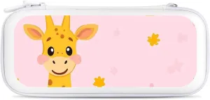 Cute Giraffe Compatible with Switch Carrying Case Hard Travel Game Bag Pouch with 15 Games Accessories