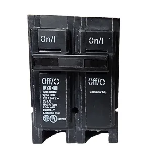 CUTLER HAMMER BRH240 Circuit Breaker, COM. Trip, 40 AMP, 2 Pole, Type BR, 22K, 120/240V