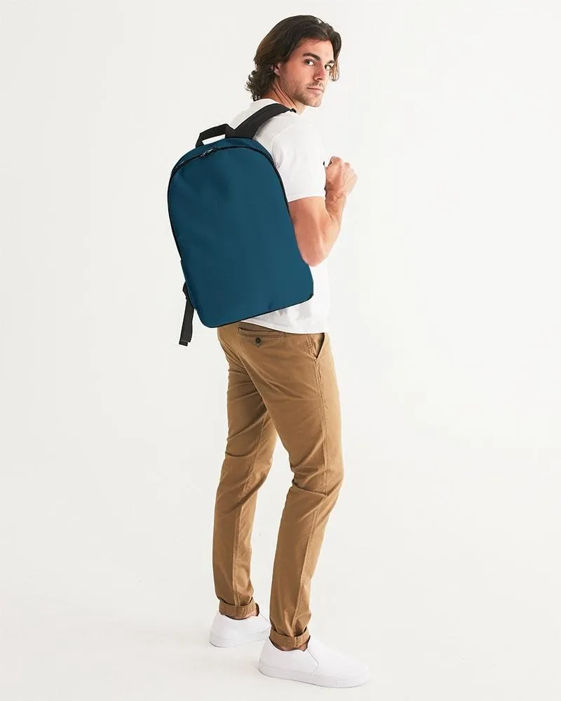 Dark Cyan Waterproof Backpack | Dark Pure Cyan | C100M0Y0K80