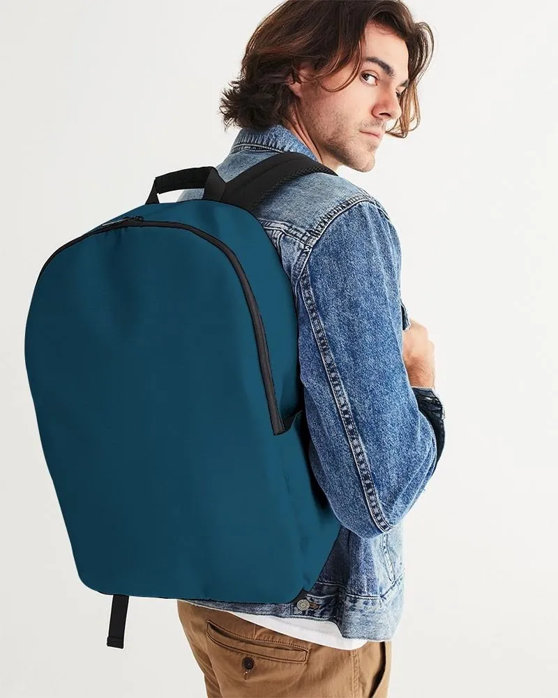 Dark Cyan Waterproof Backpack | Dark Pure Cyan | C100M0Y0K80