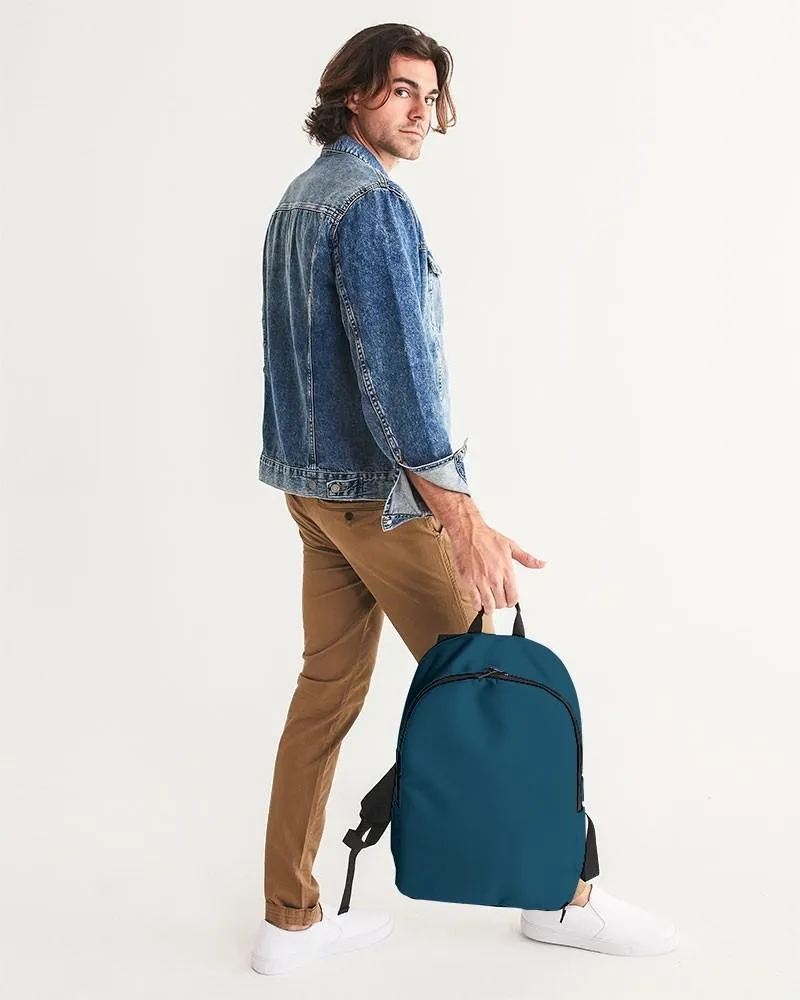 Dark Cyan Waterproof Backpack | Dark Pure Cyan | C100M0Y0K80