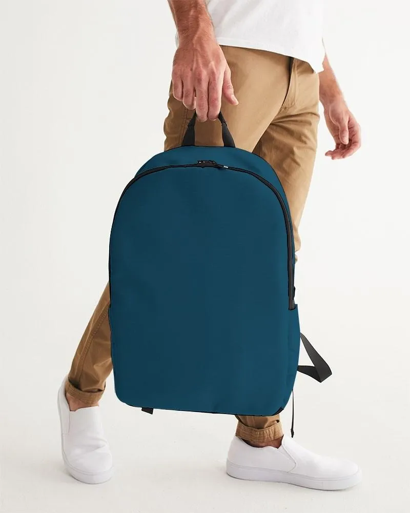Dark Cyan Waterproof Backpack | Dark Pure Cyan | C100M0Y0K80