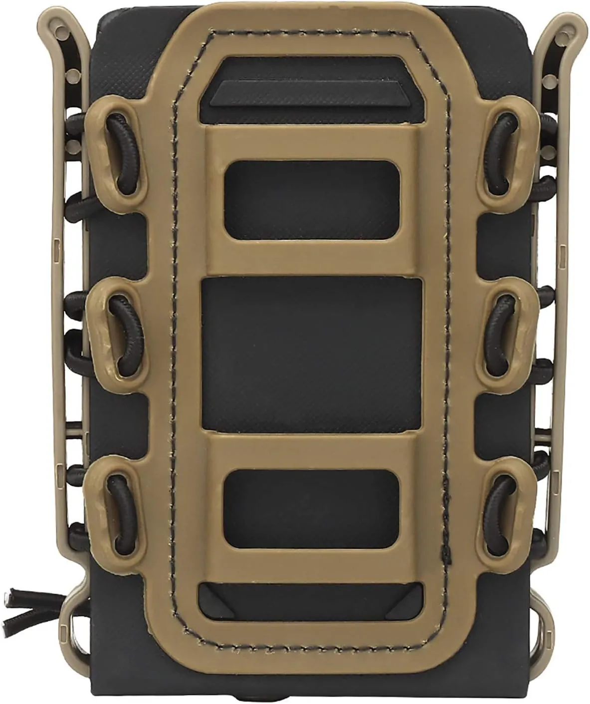 Dekoo Mag Pouch, 3PCS Tactical Magazine Pouches Molle Fastmag Softshell Mag Carrier 5.56/7.62mm Fastmag for Airsoft M4 AR AK