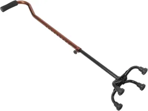 Didiseaon Sturdy Aluminum Walking Stick Ergonomic Handle Non-Slip Canes for Hiking