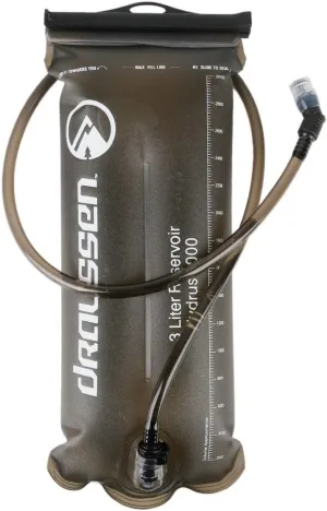 Draussen Hydrus 3-Liter Hydration Bladder for Hydration Packs, Hydration Reservoir for Hiking, Cycling, Biking, Leak Proof Water Bladder, Tasteless (Rectangle, 3-Liter)