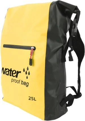 Dry Backpack, 25L Heavy Duty Water AntiImpact PVC Dry Bag for Camping