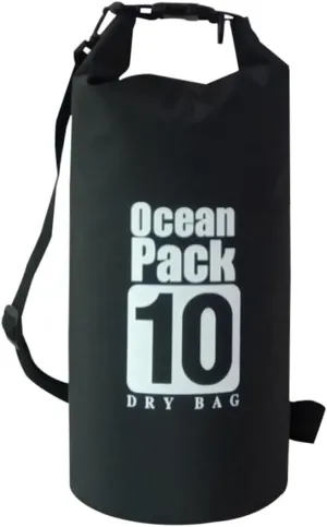Dry Bag Backpack Waterproof Shoulder Bag Swimming Bag Camping Bag Stream Tracing Bag Drifting Barrel Floating Bag PVC High Waterproof High Frequency Seaming Outdoor Sports Bag for Men/Women