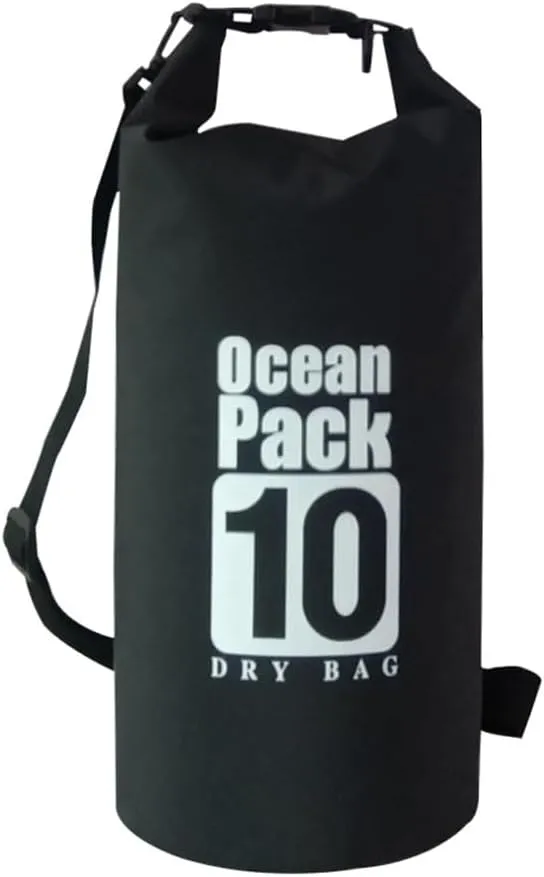 Dry Bag Backpack Waterproof Shoulder Bag Swimming Bag Camping Bag Stream Tracing Bag Drifting Barrel Floating Bag PVC High Waterproof High Frequency Seaming Outdoor Sports Bag for Men/Women